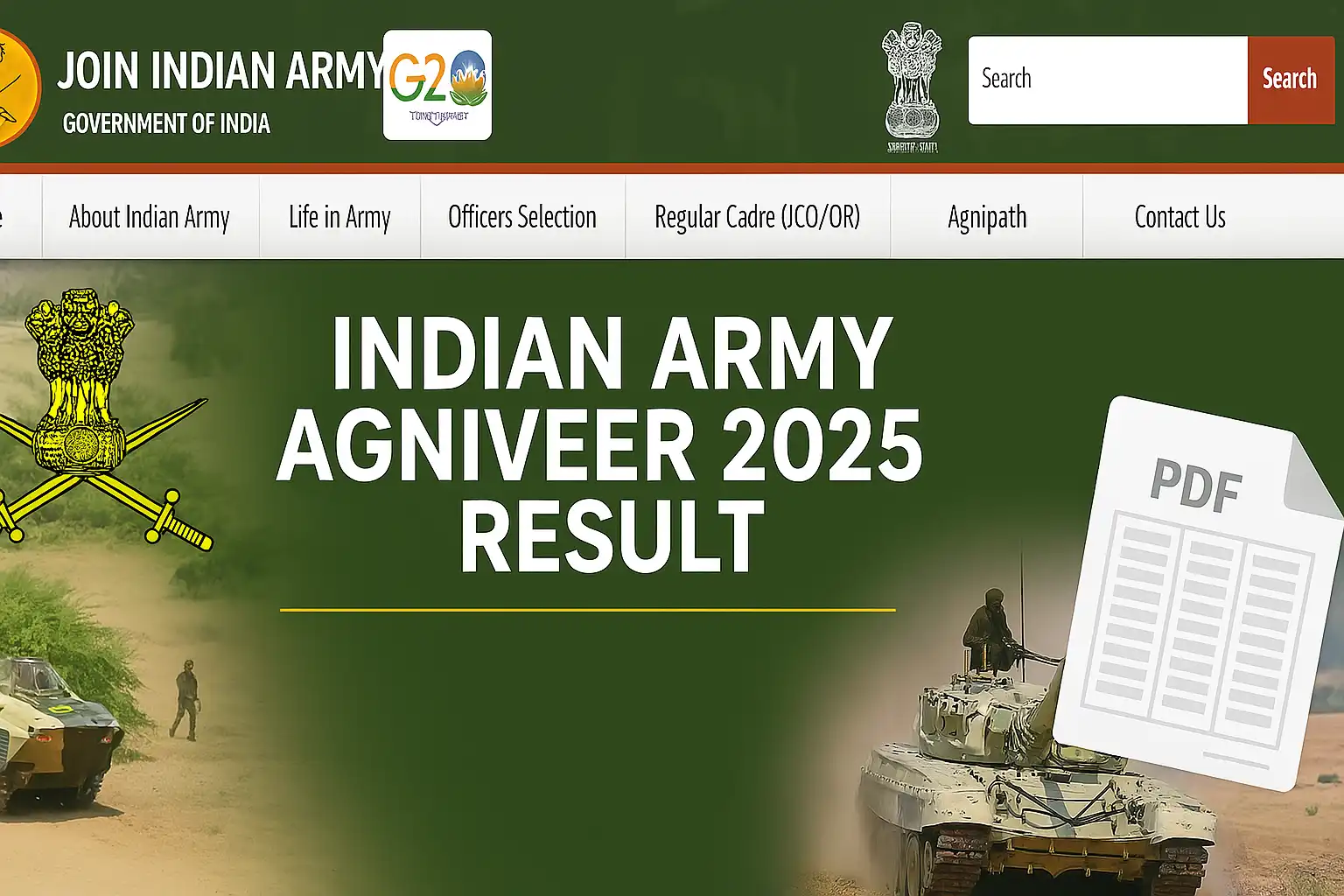Army Agniveer Result 2025