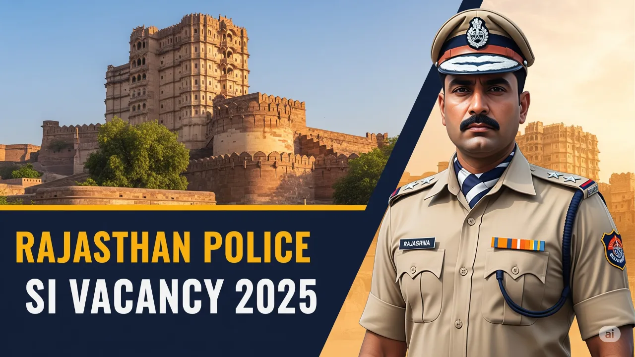 Rajasthan Police SI Recruitment 2025