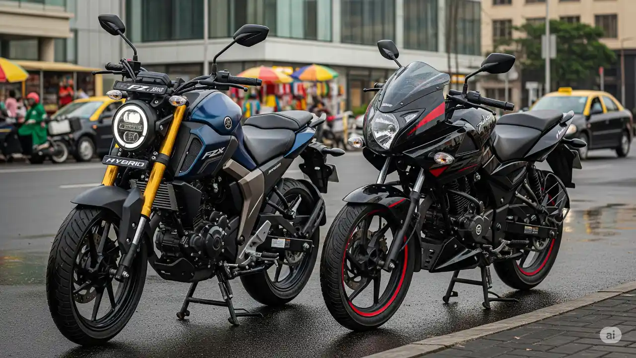 Yamaha FZ-X Hybrid Vs Bajaj Pulsar 150 Comparison