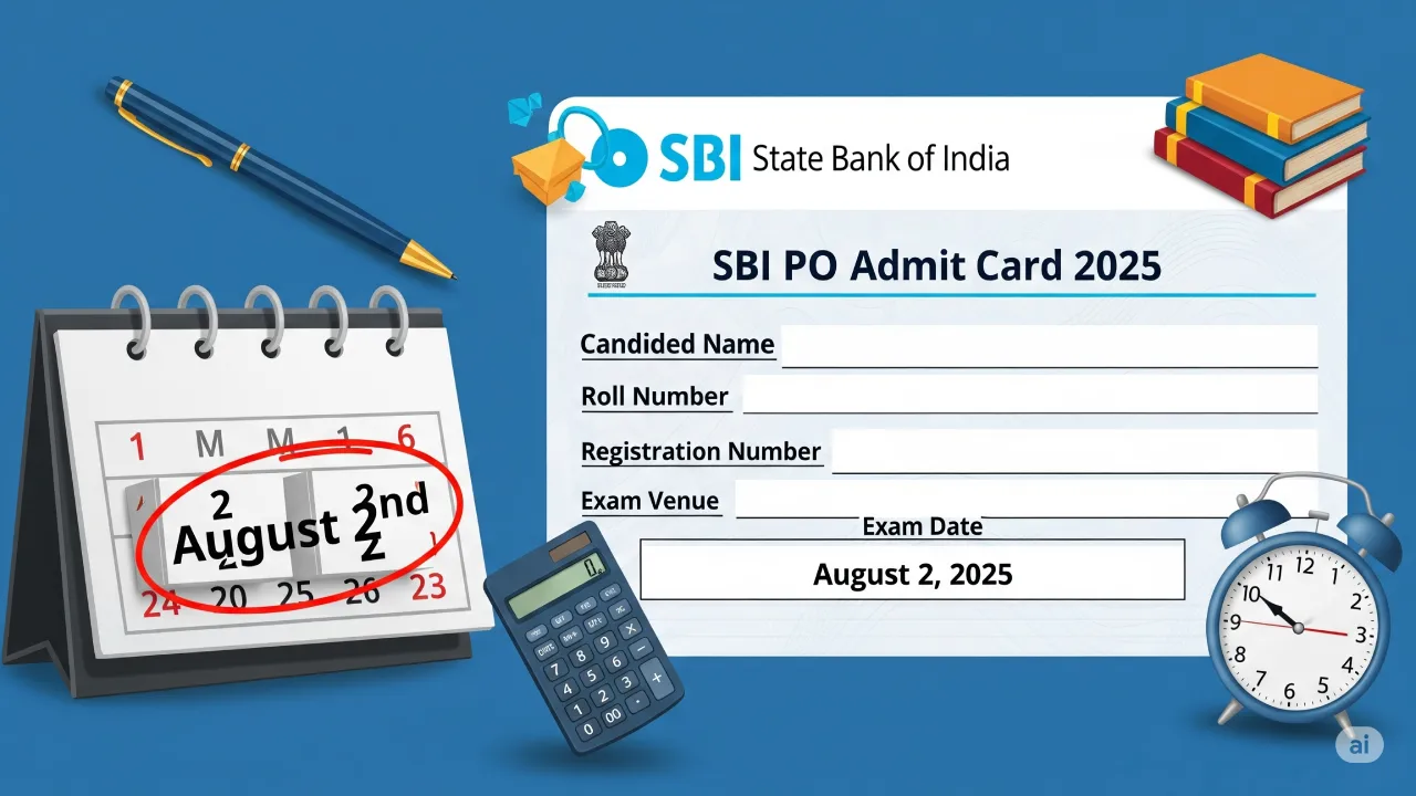 SBI PO ADMIT CARD 2025